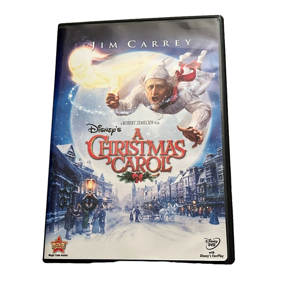 Disney’s a Christmas Carol DVD featuring Jim Carrey